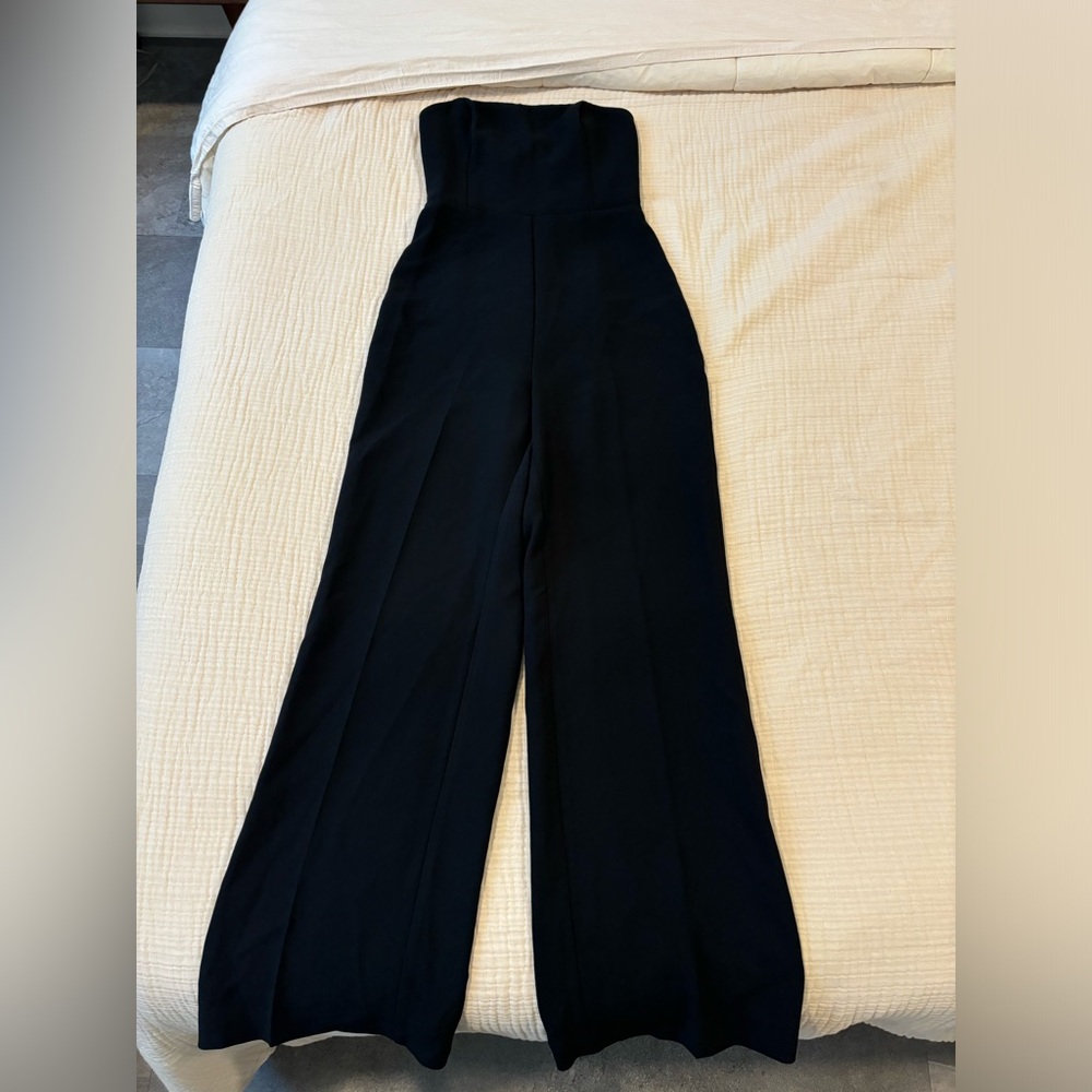 Wilfred Strapless Black Jumpsuit